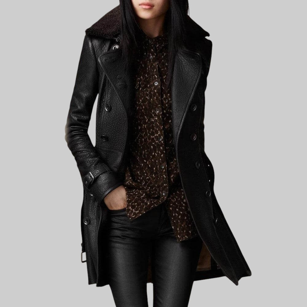 ZORA ™ | Elegante leren jas
