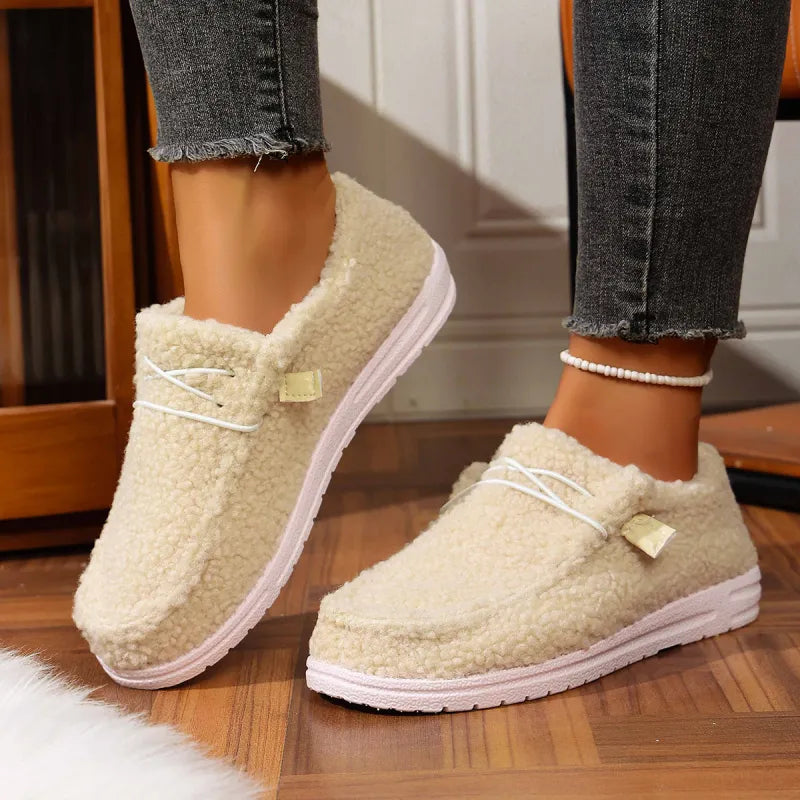 Luna | Warme Teddy Slippers