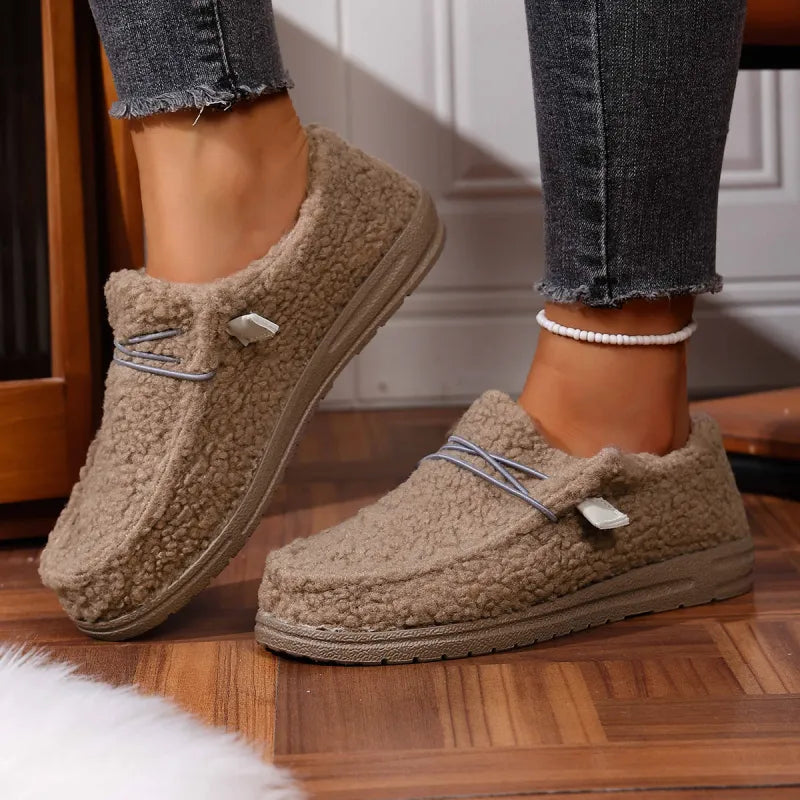 Luna | Warme Teddy Slippers