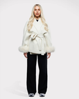 Fleur | Luxe Wikkeljas met Tailleriem | Flatterend & Chic