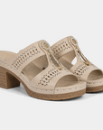Anita – elegante orthopedische sandaal met blokhak
