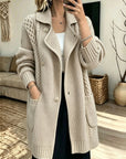 Stefanie | Gebreide Cardigan Jas