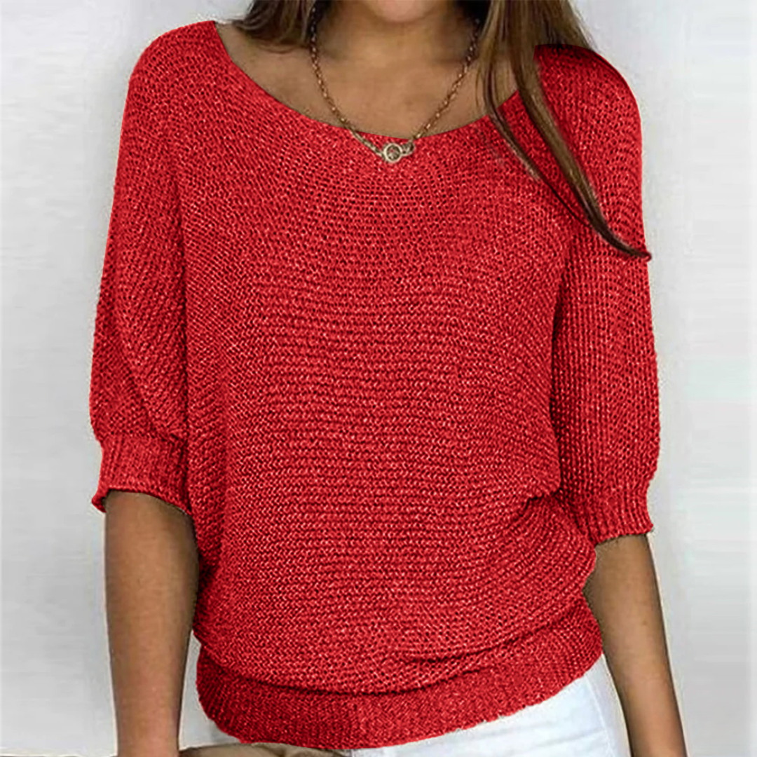 Gabrielle | Chic gedraaide brei trui