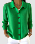 Martine | Gebreid Vest met Knopen