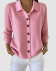 Martine | Gebreid Vest met Knopen