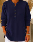 Nieves | Henley Tuniek met Knopen