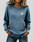 Noelle™ | Crew Neck Kleurblok Sweatshirt