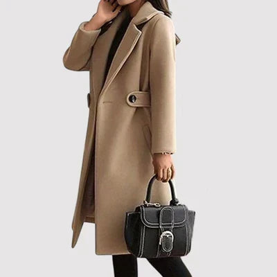 Clara ™ ｜Wollen jas met riem