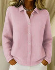 Carmela | Textured Knit Jacket with Buttons