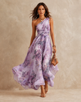 Greta | One-shoulder Bloemenjurk