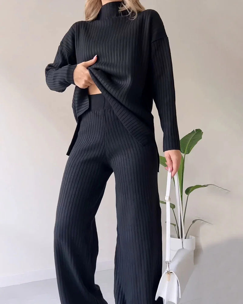 Fayla Softwear | Winter Casual Tweedelige Set Voor Dames