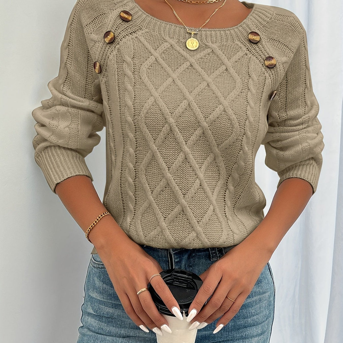 Jarla | Casual Gebreide Trui
