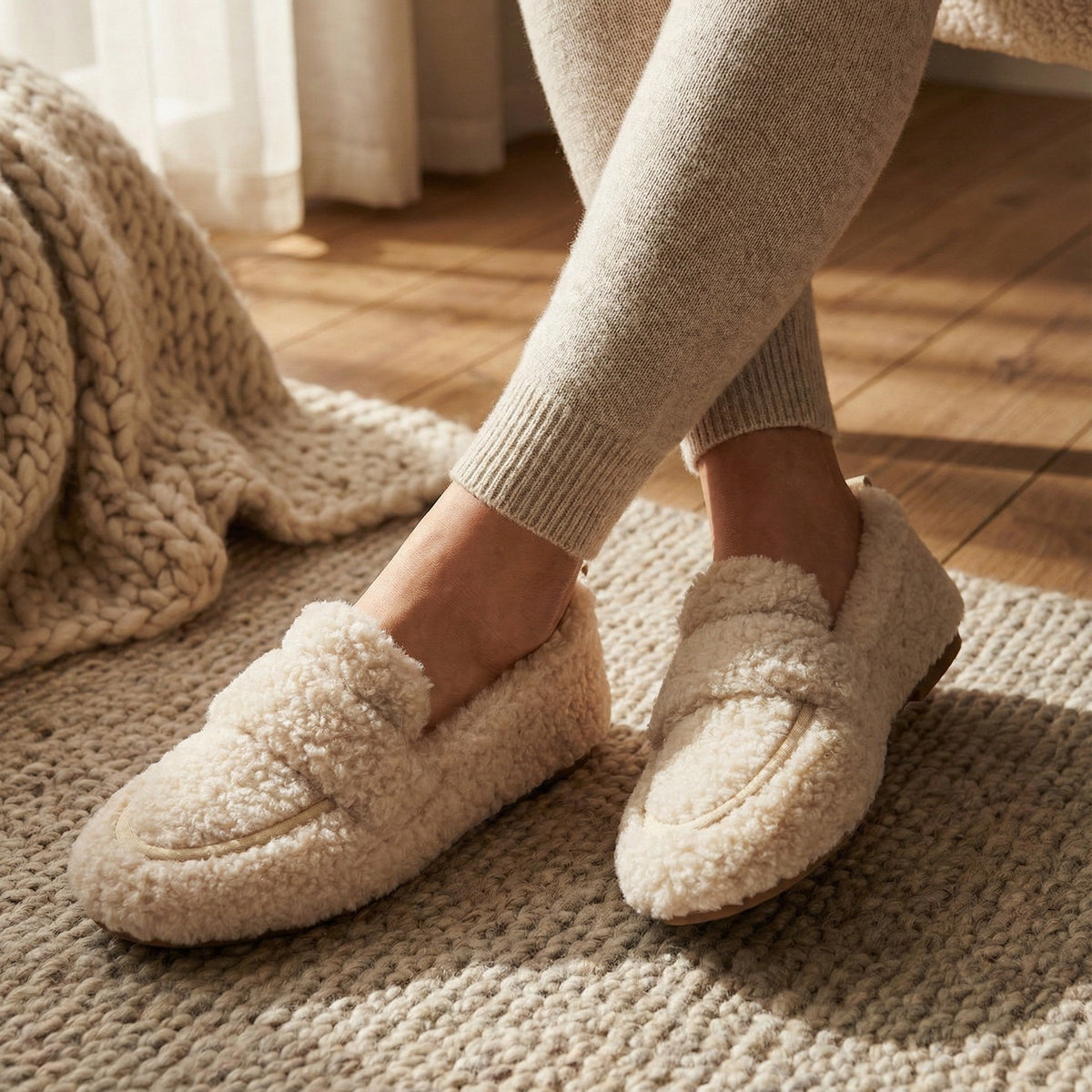 Aletta™ | Luxe Wollen Sloffen