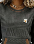 Noelle™ | Crew Neck Kleurblok Sweatshirt