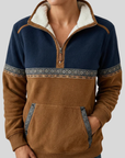 Ismay | Sherpa Kraag Half-Zip Pullover