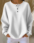 Milagros | Sweat-shirt Henley Gofré