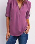 Silja | Blouse met Ritssluiting