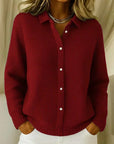 Carmela | Textured Knit Jacket with Buttons