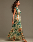 Grace | Geschilderde Tropische Chiffon