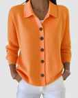 Martine | Gebreid Vest met Knopen
