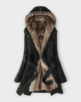 Mikash -™ ｜Pluche winterjas met bontvoering
