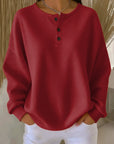 Milagros | Sweat-shirt Henley Gofré