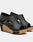 Szilvia – studsandalen met hak