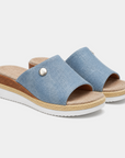 Tímea – luchtige, denim-geïnspireerde ergonomische sandaal