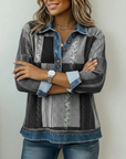 Meridell™ | Kleurblok Print Sweatshirt
