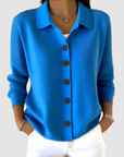 Martine | Gebreid Vest met Knopen