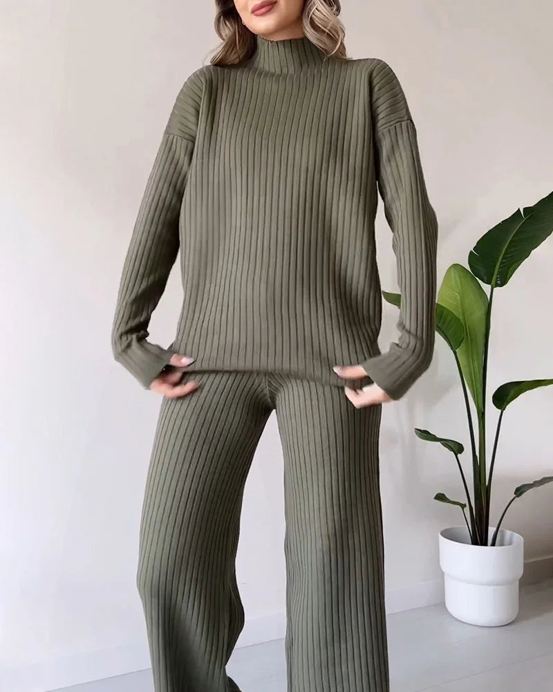 Fayla Softwear | Winter Casual Tweedelige Set Voor Dames