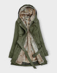 Mikash -™ ｜Pluche winterjas met bontvoering