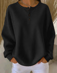 Milagros | Sweat-shirt Henley Gofré