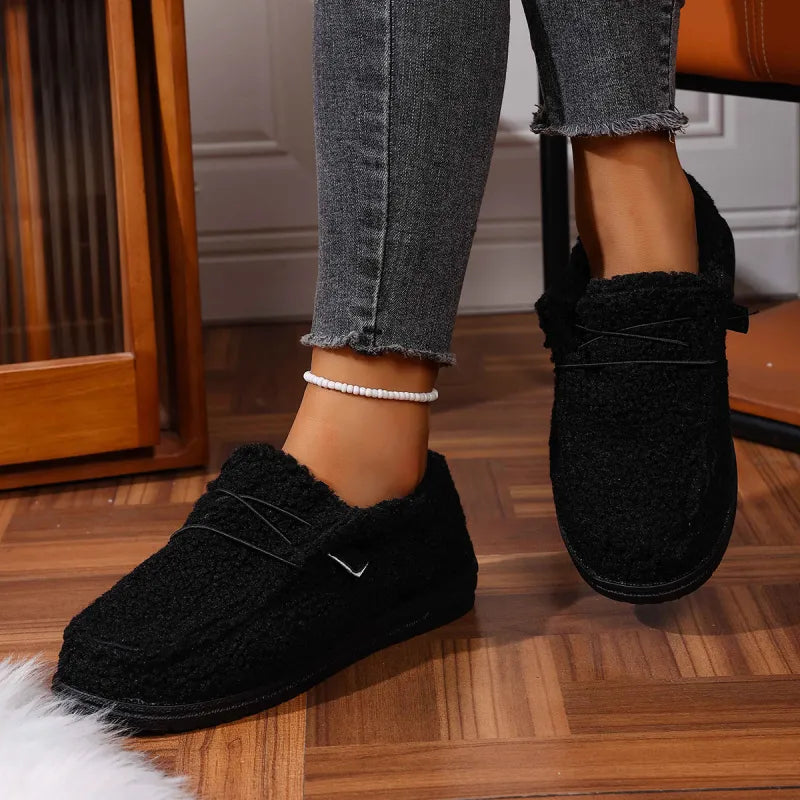 Luna | Warme Teddy Slippers