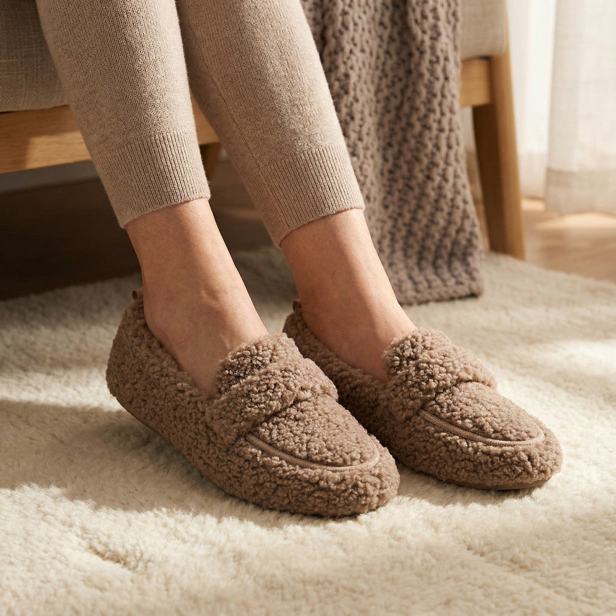 Aletta™ | Luxe Wollen Sloffen