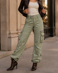 Luisa | Dames Vintage Wijde Cargobroek