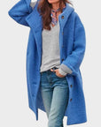 Alena™ ｜Jas met knopen en capuchon