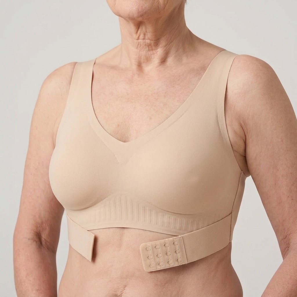 Adelheid | Comfort BH met Voorsluiting zonder Beugel - 1+1 Gratis!