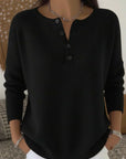 Helena | Trui en Brei met Henley Knopen