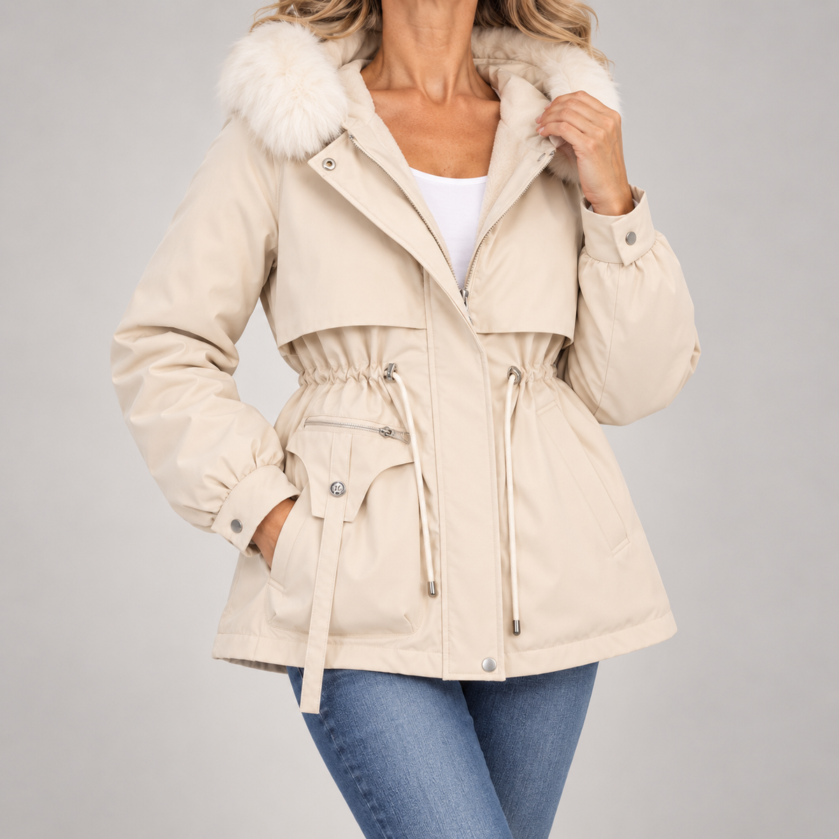 Mina | Elegante Winter Donsjas