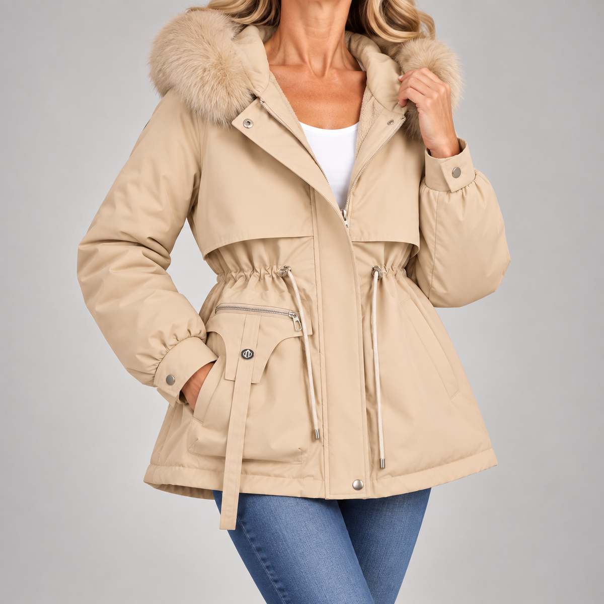 Mina | Elegante Winter Donsjas