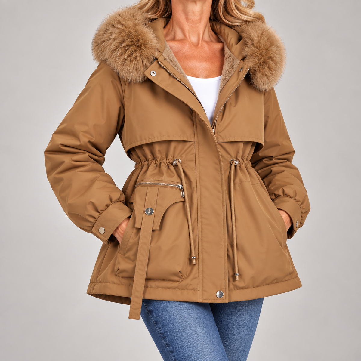 Mina | Elegante Winter Donsjas