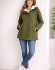 Ilona | Waterdichte Getailleerde Winterjas Met Capuchon