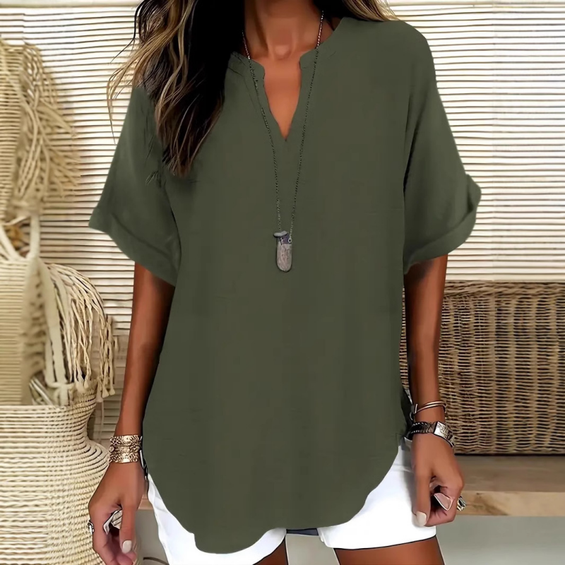 Danielle | Flatterende V-hals top