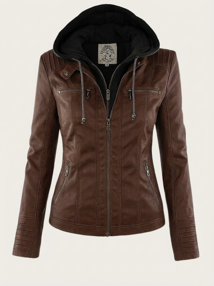 Emilia | Stijlvolle Leren Jas