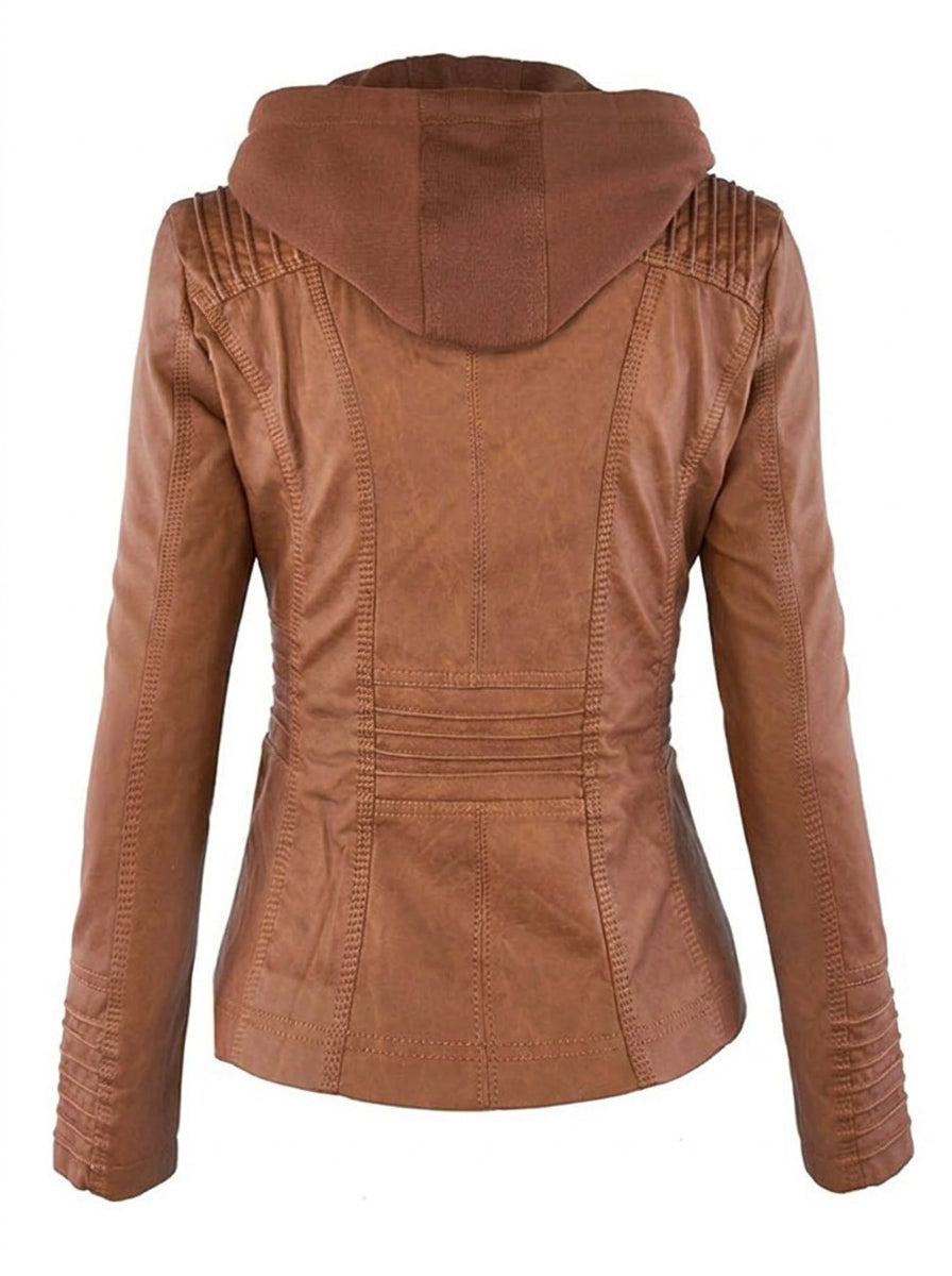Emilia | Stijlvolle Leren Jas
