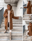 Elora™ | Lange Teddycoat voor Dames