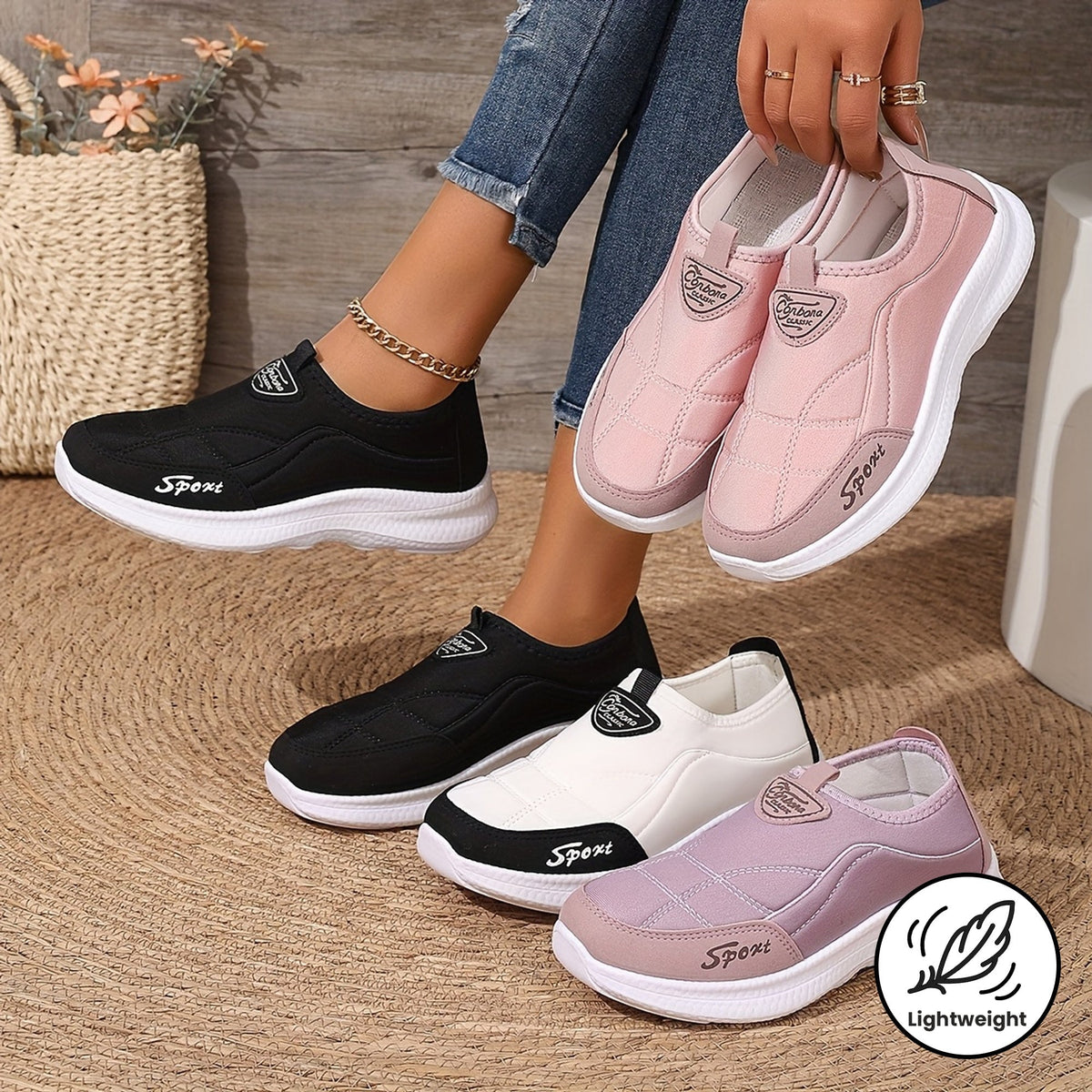 Eva | Lichtgewicht Ademende Sneakers