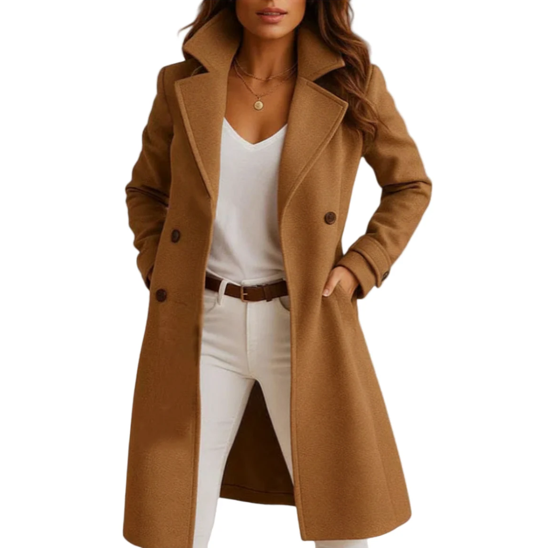 Gigi™ – Lange Warme Jas Voor Dames