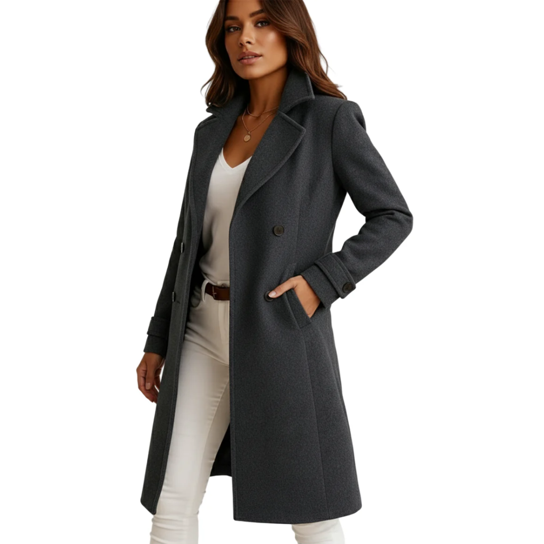 Gigi™ – Lange Warme Jas Voor Dames